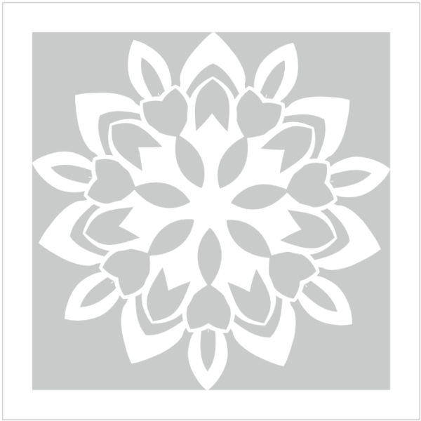 【小学生向け】切り絵図案1